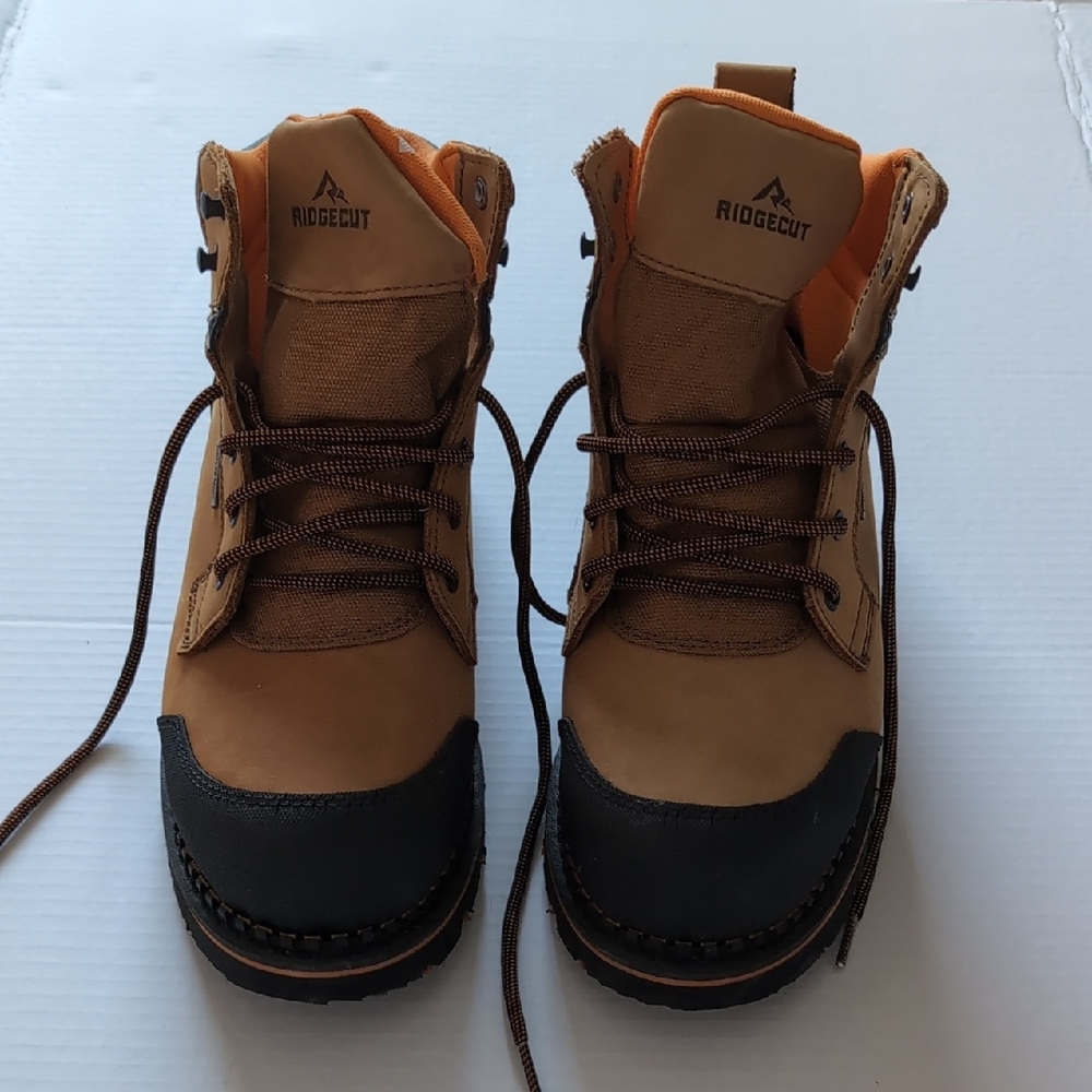 Tan and Black Durable Hiking Boots